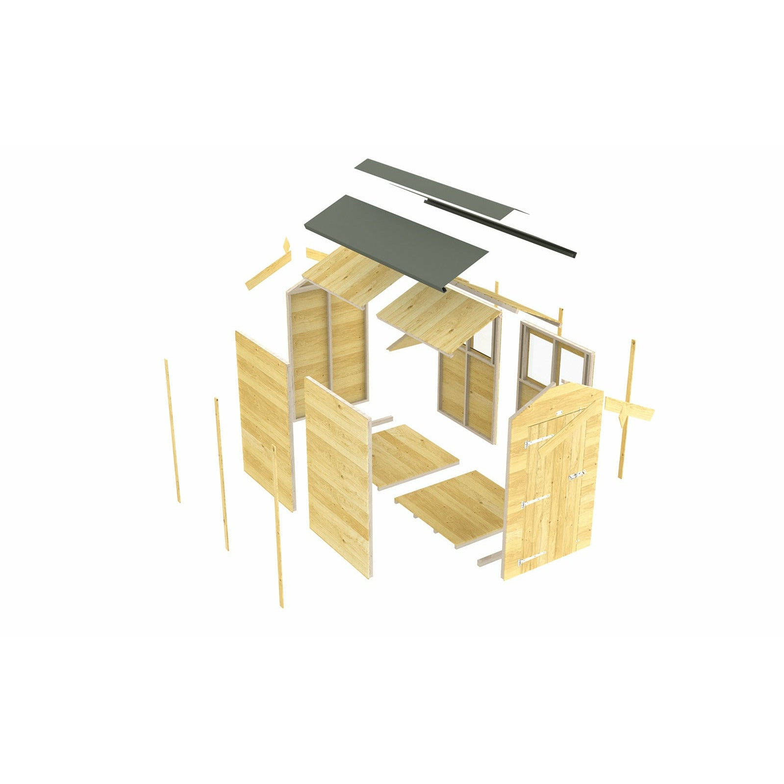 Total Sheds (6x14) Pressure Treated Apex Shed