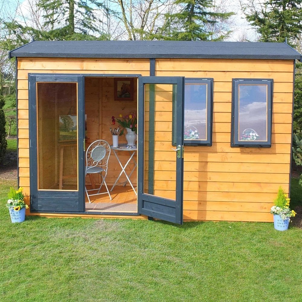 Shire Garden Studio Office Summerhouse (12x7) GDNO1207DLL-1AA 5060490131207