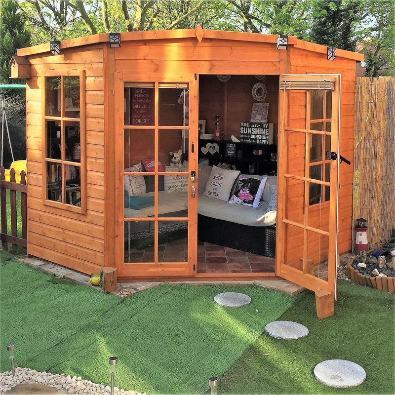 Shire Hampton Summerhouse (8x8) HAMP0808DSL-1AA 5060437982022 - Outside Store